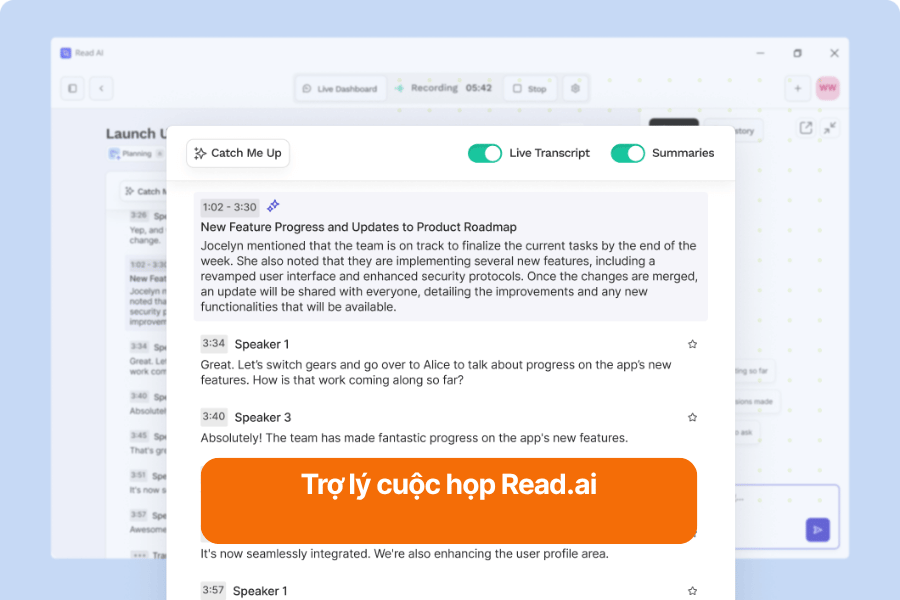 Trợ lý cuộc họp Read.ai