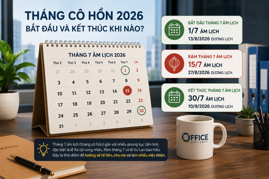 Tháng cô hồn 2026 bắt đầu và kết thúc khi nào