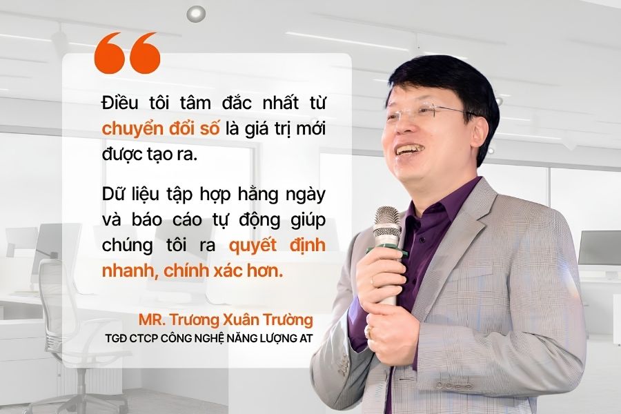 TGĐ CTCP Công nghệ Năng lượng AT chia sẻ về chuyển đổi số