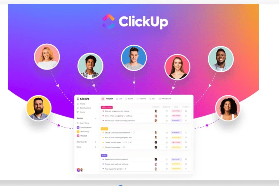 Phần mềm chat nội bộ Clickup Chat