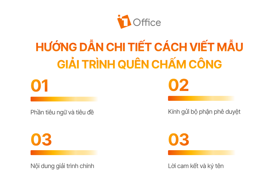 4 bước hoàn thiện mẫu đơn giải trình