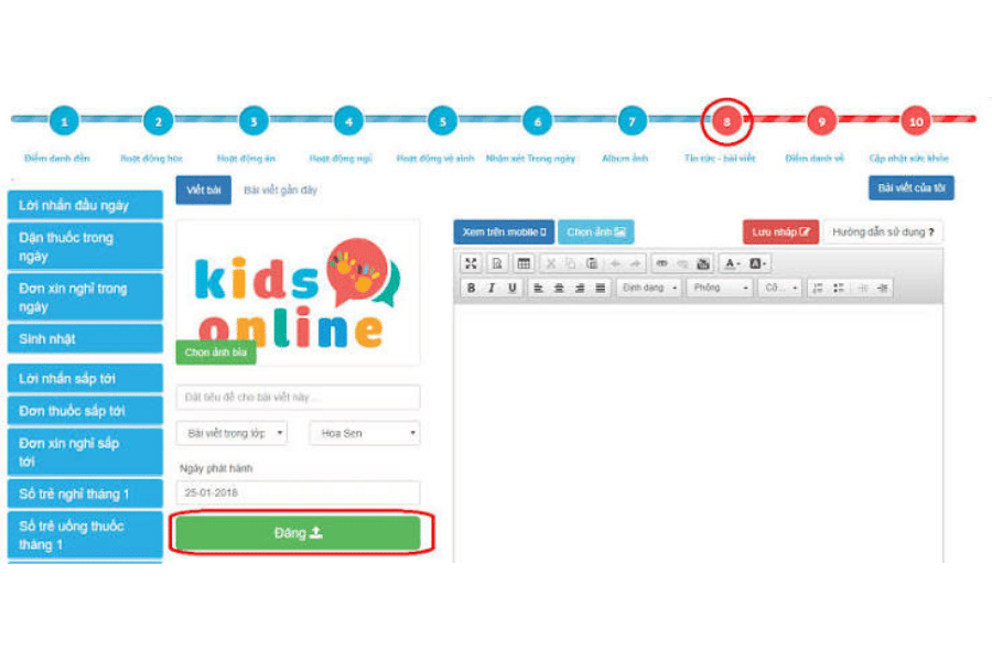 Phần mềm KidsOnline