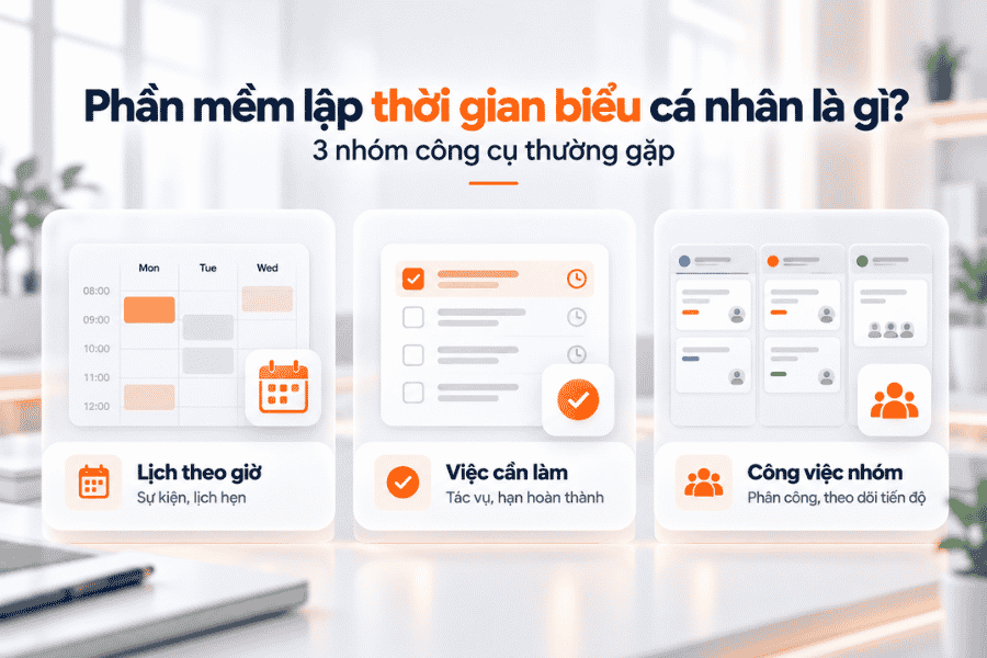 Phần mềm lập thời gian biểu cá nhân là gì?