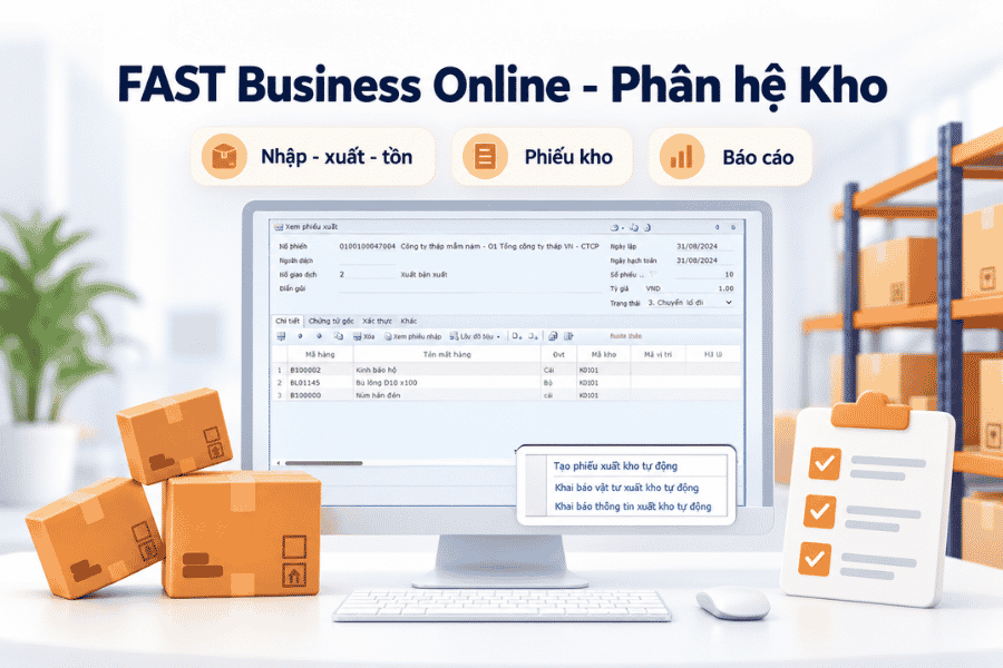 Phần mềm quản lý kho FAST Business Online