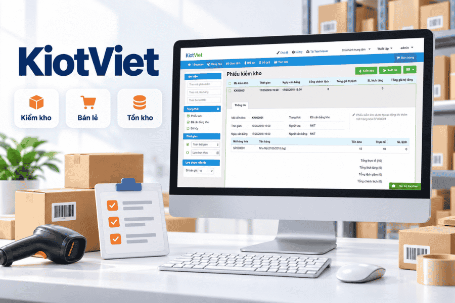 Phần mềm quản lý kho KiotViet
