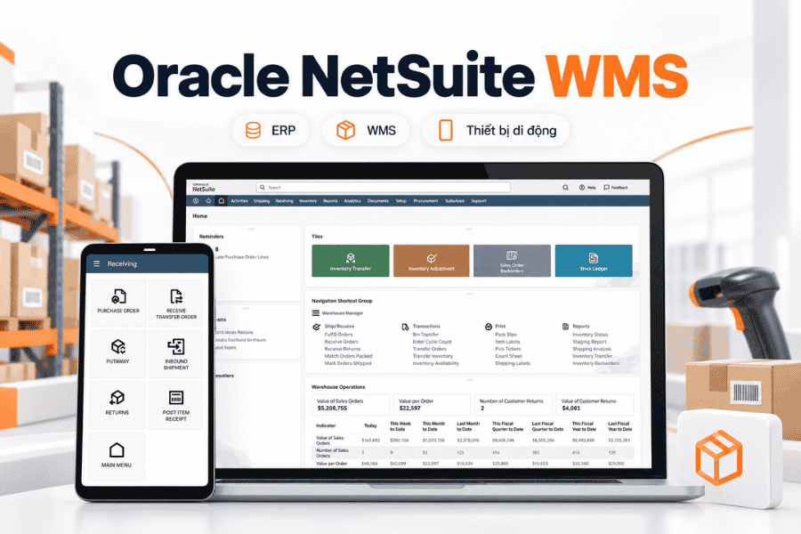 Phần mềm quản lý kho Oracle NetSuite