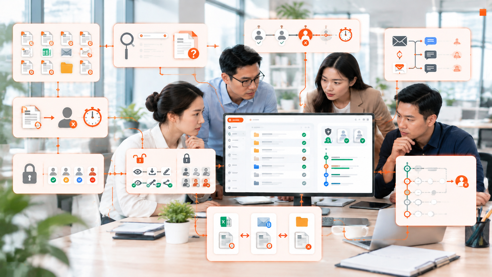 Dấu hiệu Excel, email và thư mục dùng chung không còn đủ