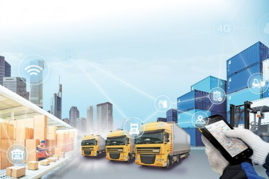 Hình ảnh minh họa phần mềm quản lý vận tải Logistics FMS giúp doanh nghiệp tự động hóa toàn bộ quy trình giao nhận hàng hóa.