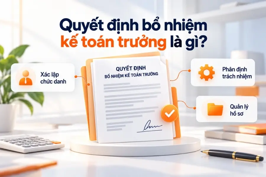 Quyết định bổ nhiệm kế toán trưởng là gì?