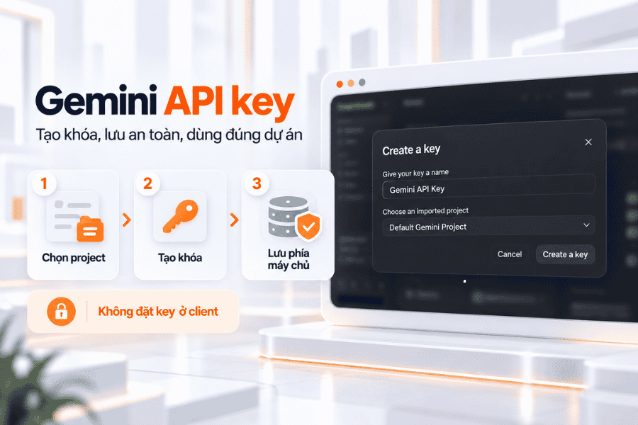 Gemini API: lấy khóa, thử nghiệm và giới hạn triển khai