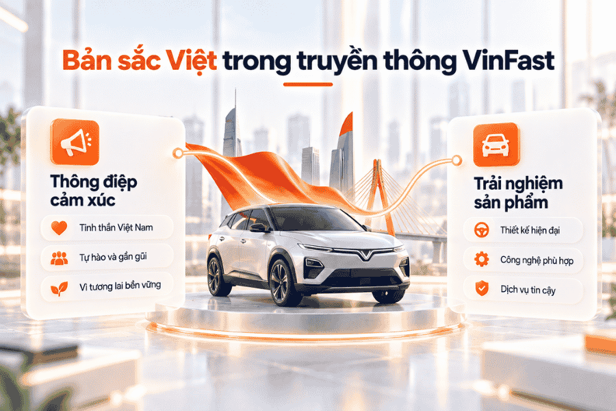Kết nối thông điệp bản sắc Việt với trải nghiệm và giá trị sản phẩm.